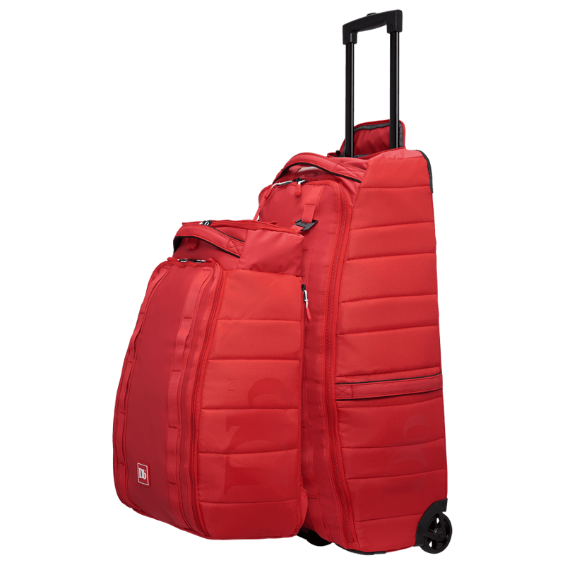 Douchebag Big Bastard 90L Roller Bag in Scarlet Red-2