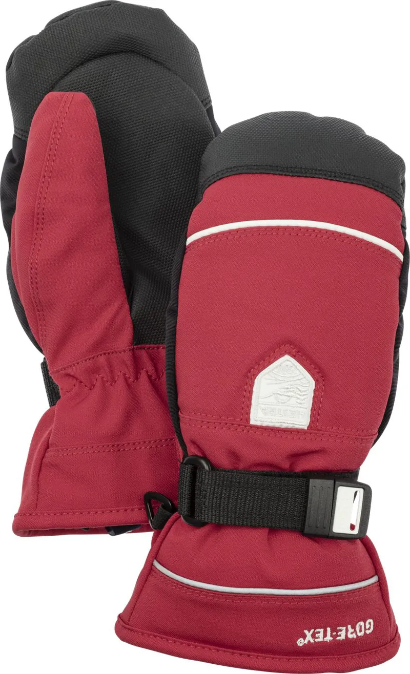 Hestra Gore-Tex Flex Junior Ski Mittens In Red
