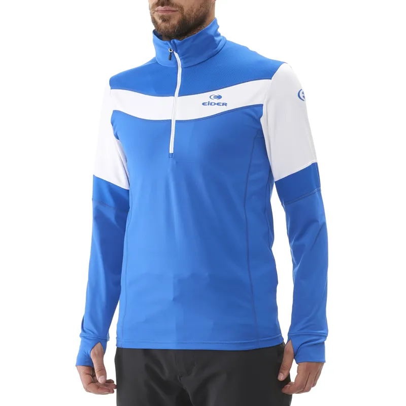 Eider Rise 1/2 Zip Mens Top In Blue/White-1