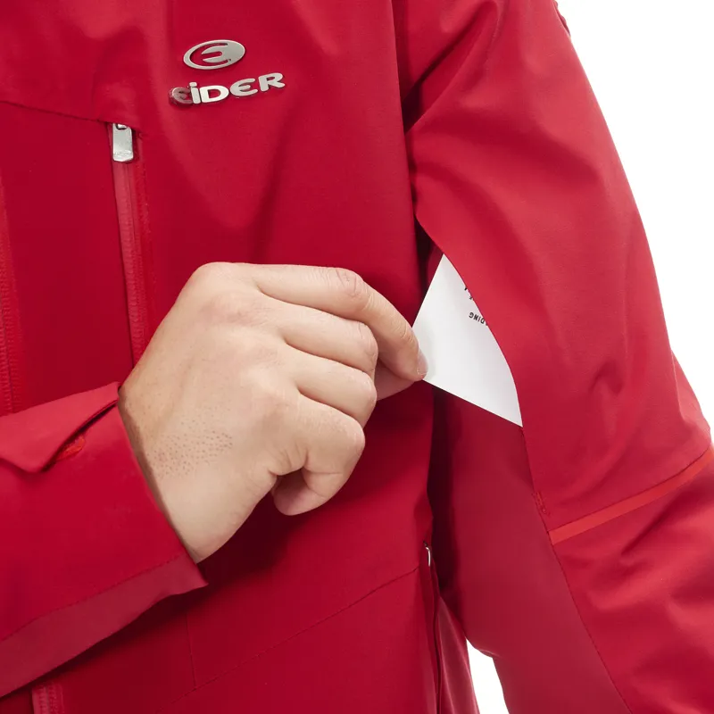 Eider Squaw Valley Mens Ski Jacket In Red-8