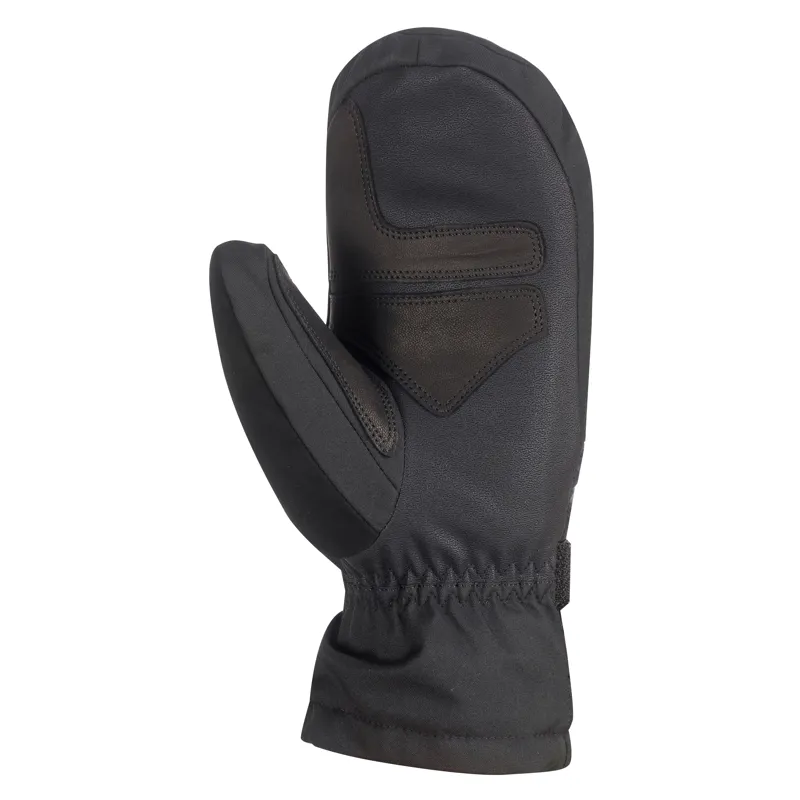 Eider Twin Peaks Down Mittens in Black-1