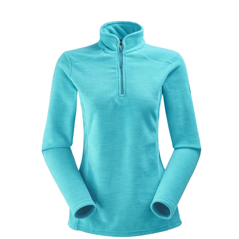Eider Glad 2.0 Half Zip Womens Fleece Top in Turq Blue