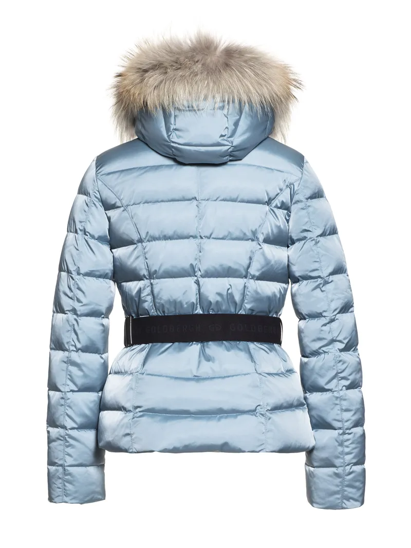 Goldbergh Womens Soldis Ski Jacket in Lagoon Blue-1