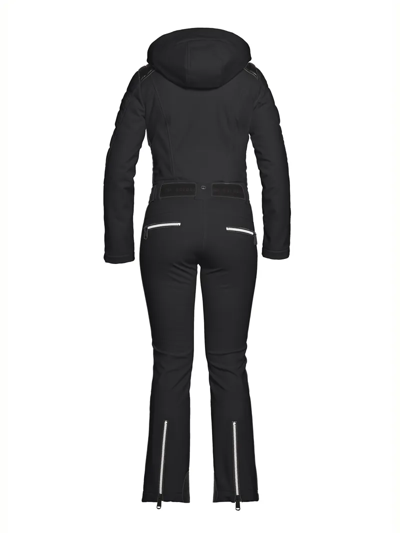 Goldbergh Flame Womens One-Piece Ski Suit In Black-1