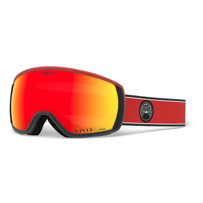 Giro Balance Ski Goggles in Red Element with Vivid Ember Lens