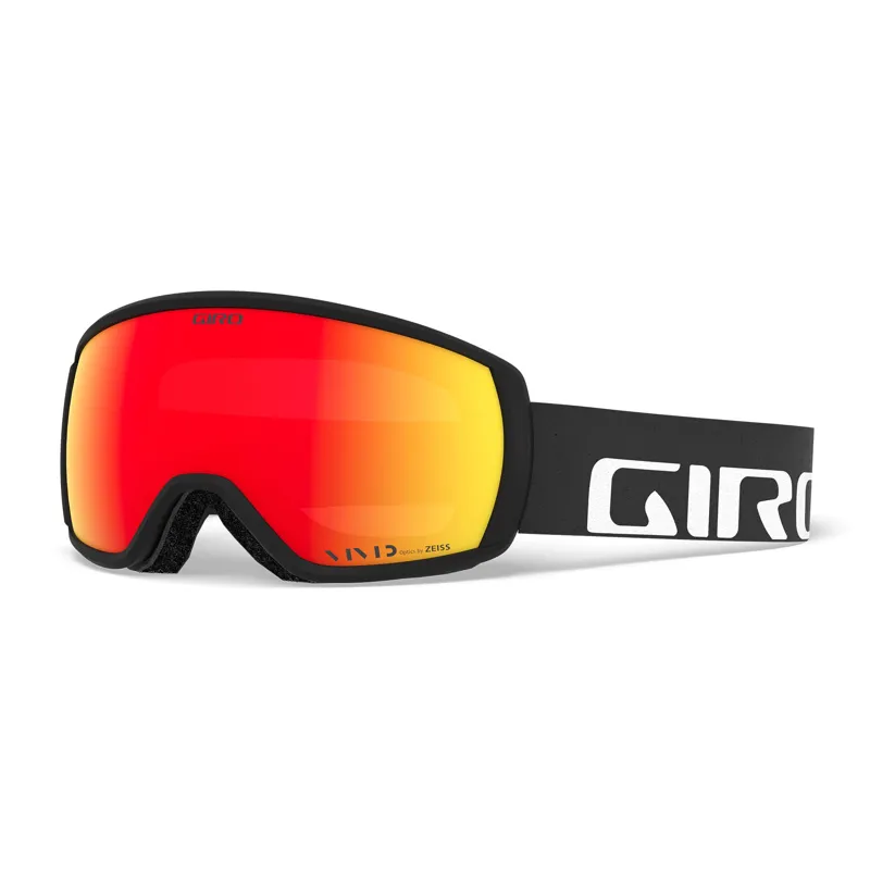 Giro Balance Ski Goggles in Black with Vivid Ember Lens