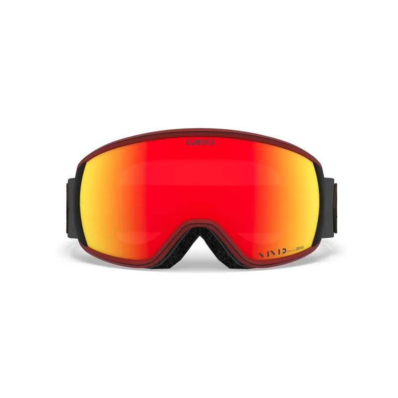 Giro Balance Ski Goggles in Red with Vivid Ember Lens