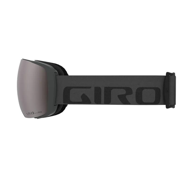 Giro Contact Goggles in Grey Wordmark with Vivid Onyx and Infrared-1