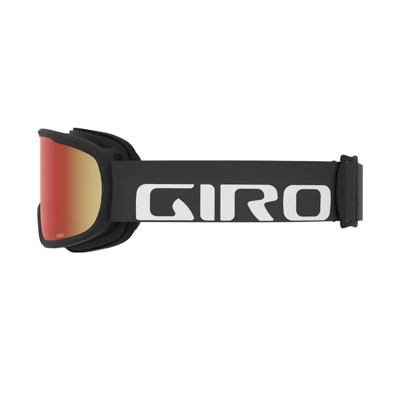 Giro Cruz Ski Goggles in Black with Amber Scarlet Lens-2
