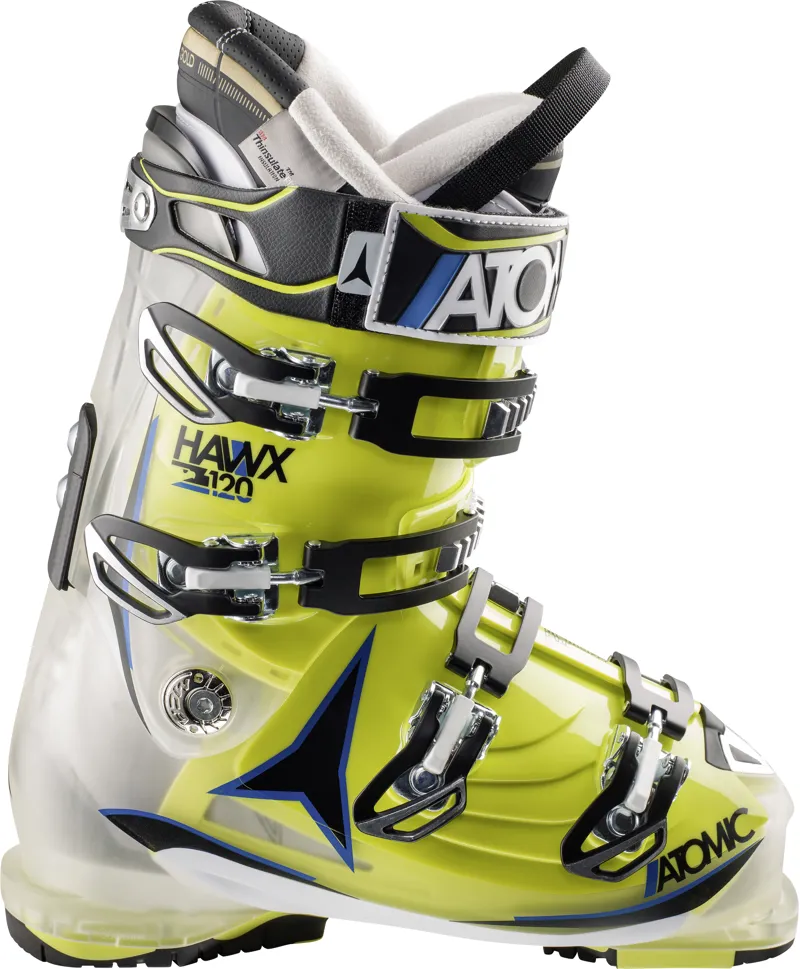 Atomic Hawx 2.0 120 Mens Ski Boots 2015 in Lime/White