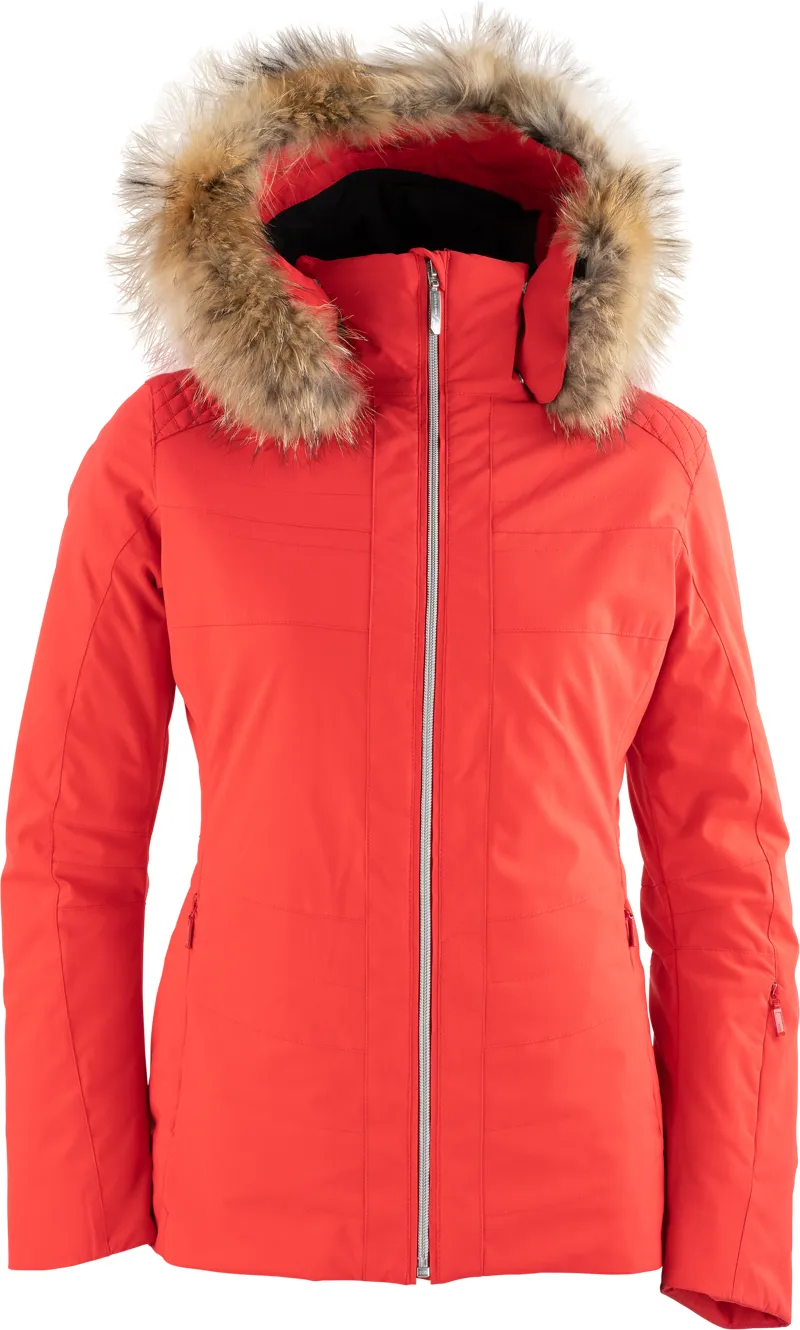Henri Duvillard Womens Penia Ski Jacket in Red The Ski Shop