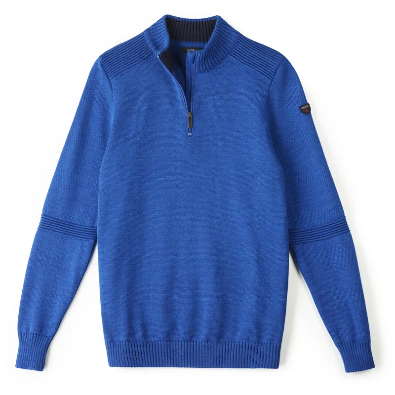Henjl Atco 2.0 Mens Merino Wool Sweater in Sport Blue