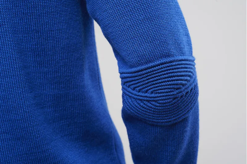 Henjl Atco 2.0 Mens Merino Wool Sweater in Sport Blue-3