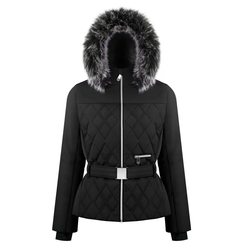 Poivre Blanc Womens Lara Ski Jacket in Black