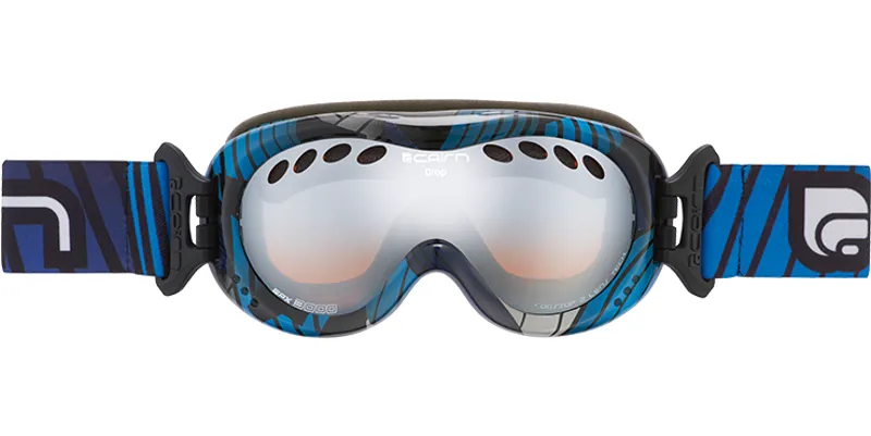Cairn Drop Double Spherical Kids Ski Goggles In Breakdown Blue