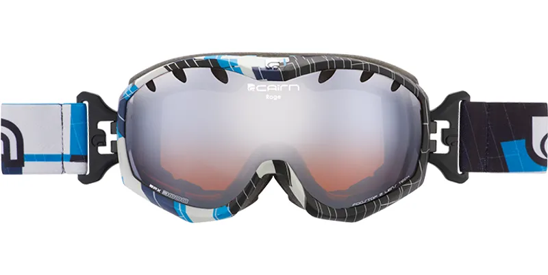 Cairn Rage Double Spherical Ski Goggles In In Black/Blue