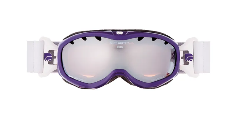 Cairn Rush Double Spherical Kids Ski Goggles In Purple