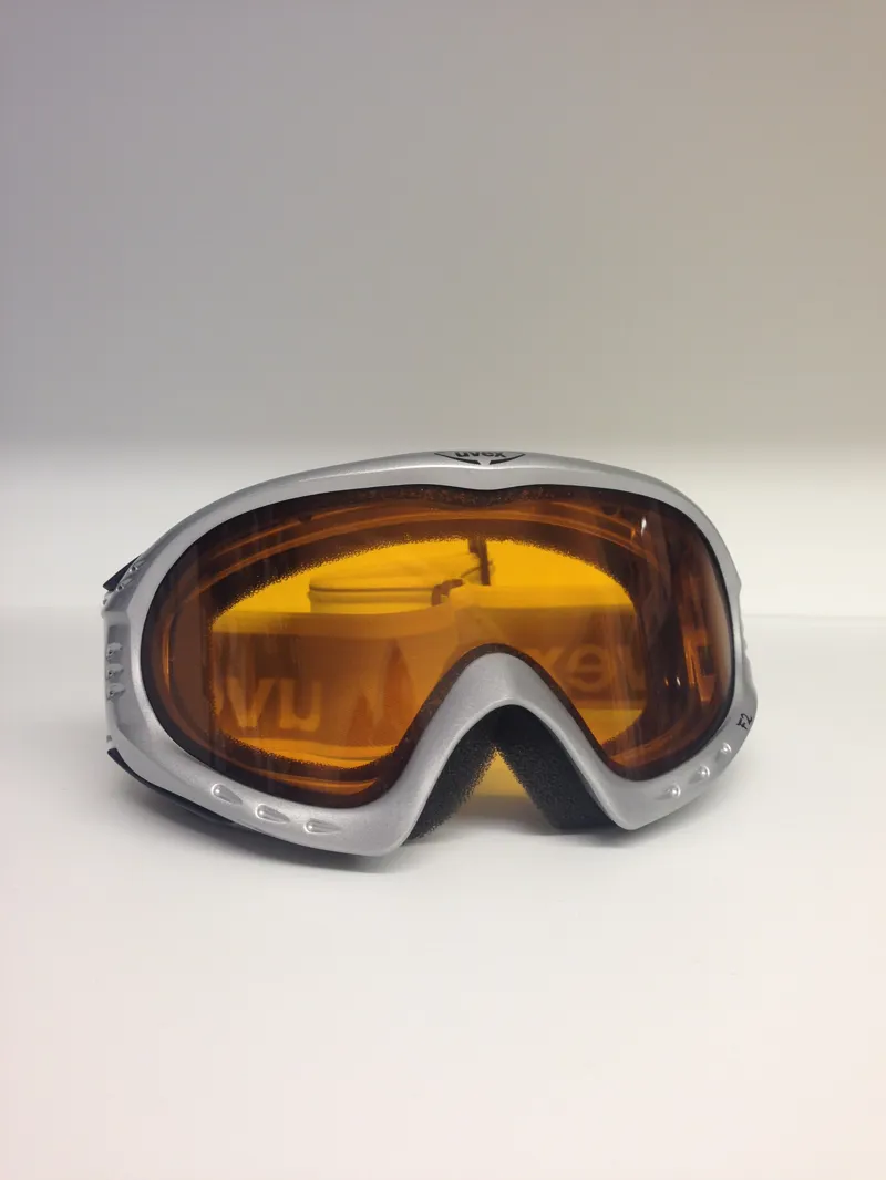 Uvex F2 Womens Ski Goggles in Metallic Silver
