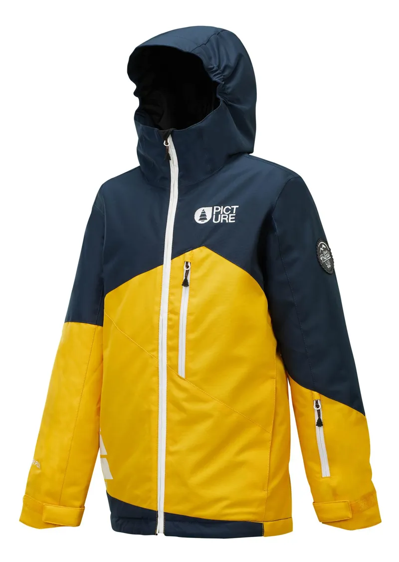 Picture Milo Kids Ski Jacket in Yellow