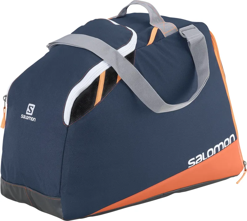 Salomon Ultimax Helmet and Ski Boot Bag in Blue Orange