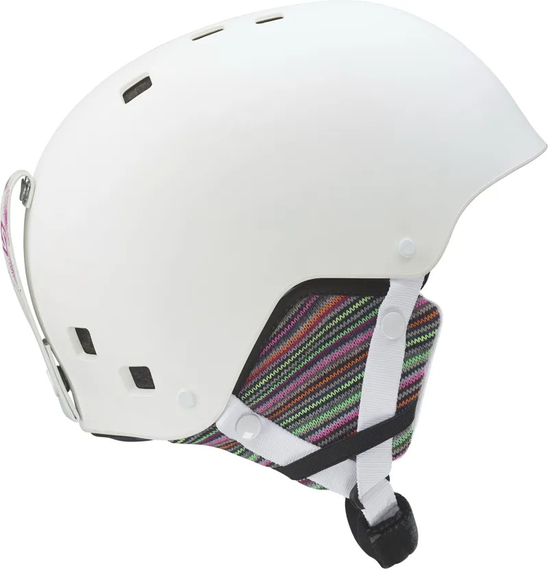 Salomon Kiana 16 Junior Ski Helmet in Matt White The Ski Shop
