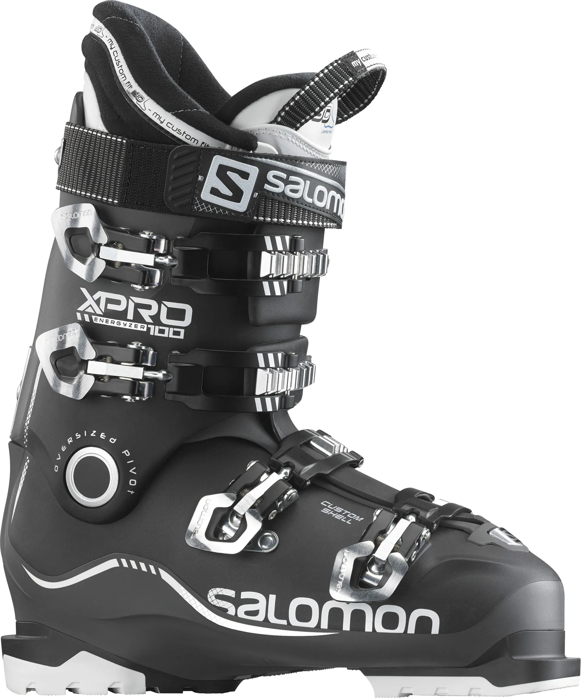 2016 ski boots salomon xpro 100 Salomon X Pro 100 Custom Shell Mens Ski Boots 2016 in Anthracite