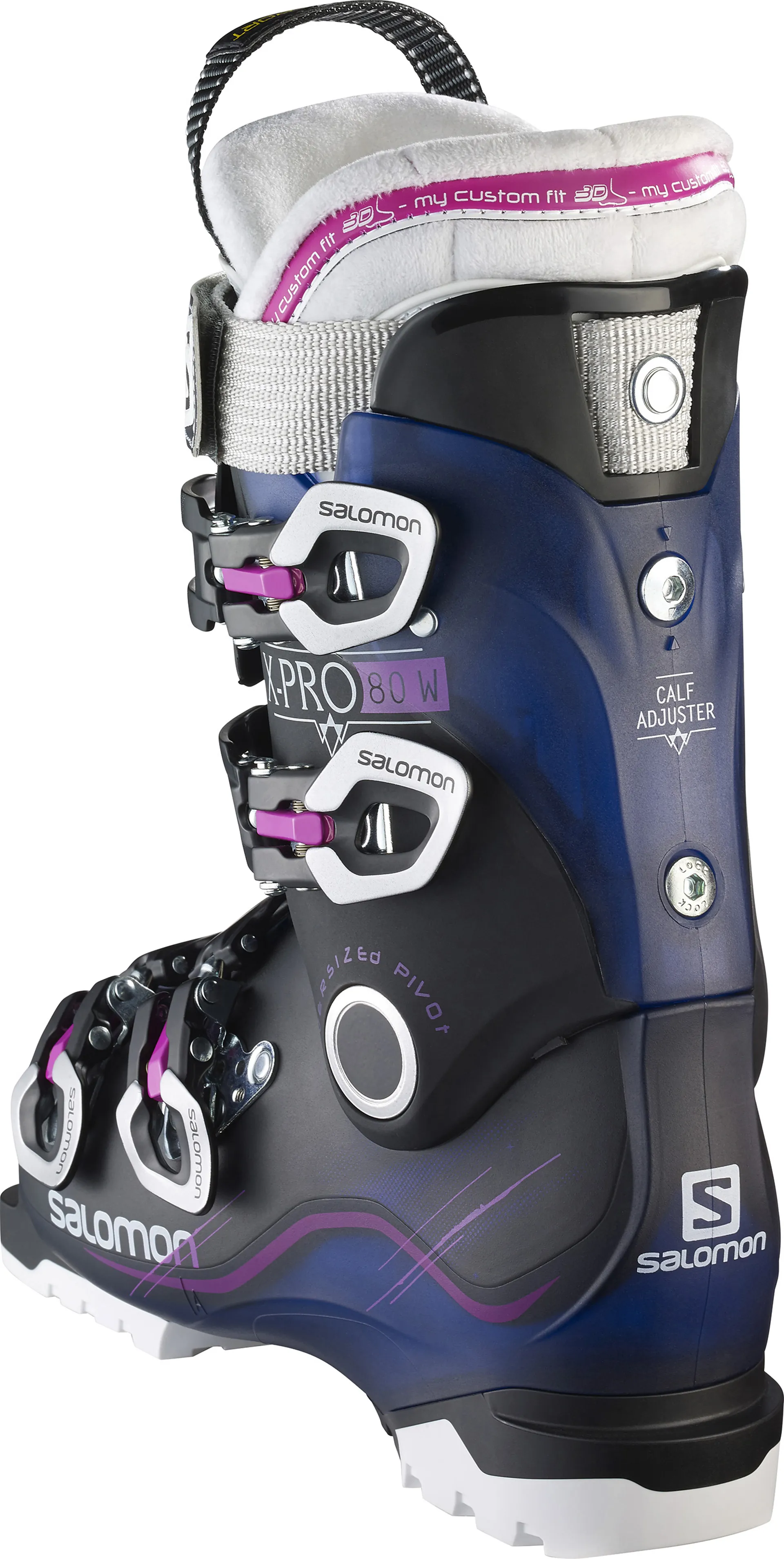 Salomon X Pro 80 Womens Ski Boots 2016 in Translucent Blue/Black Salomon X Pro 80 Womens Ski Boots 2016 in Translucent Blue/Black