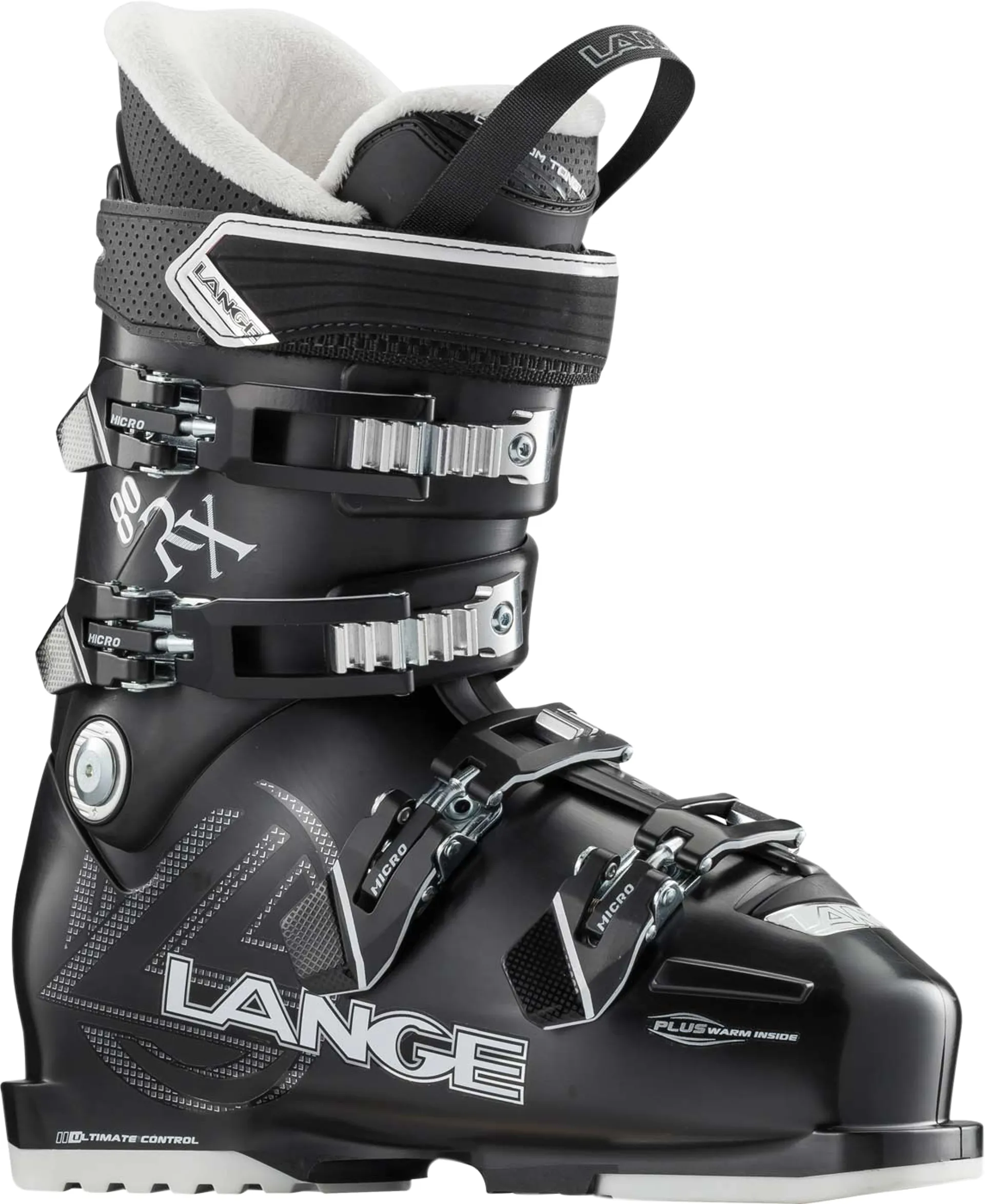Lange RX 80 Womens Low Volume Ski Boots 2017 In Black The Ski Sho
