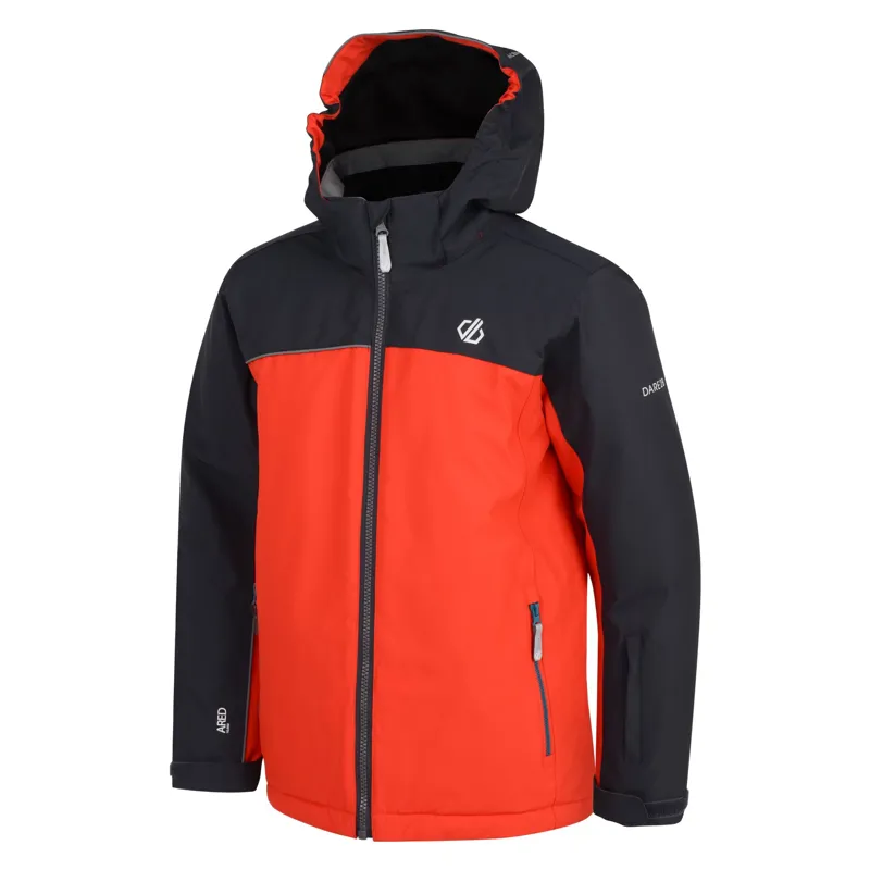 Dare2b Legit Kids Ski Jacket in Fiery Red/Ebony-1