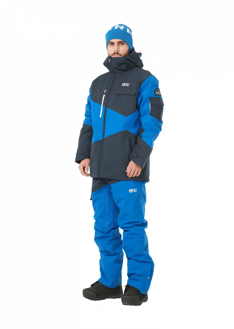 Picture Mens Styler Ski Jacket in Blue The Ski Shop