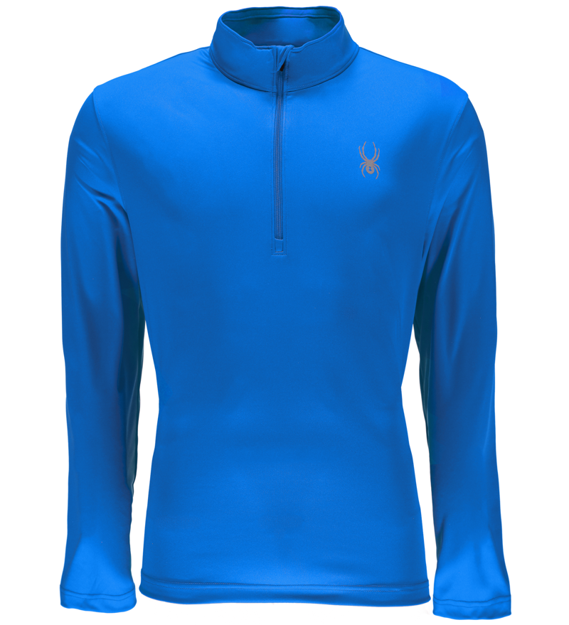 Spyder Limitless 1/4 Zip Mens Dry Web Fleece Top In Blue