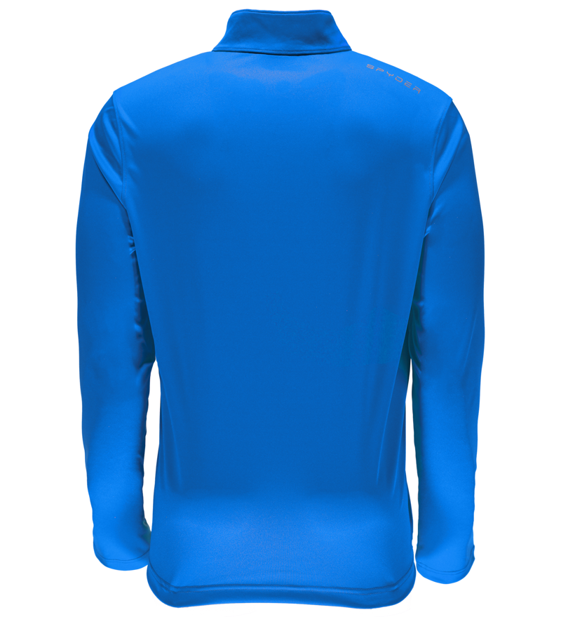 Spyder Limitless 1/4 Zip Mens Dry Web Fleece Top In Blue-1