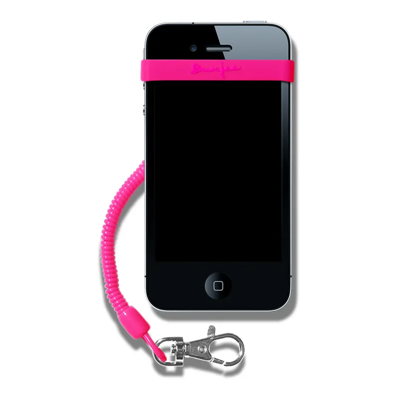 Manbi Bunjee Phone Holder In Pink