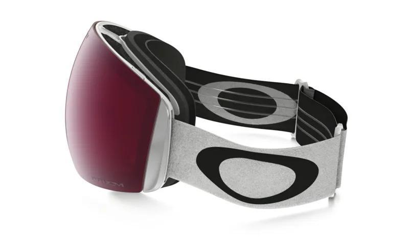 Oakley Flight Deck XM Goggles In White With Prizm Rose Lens-1
