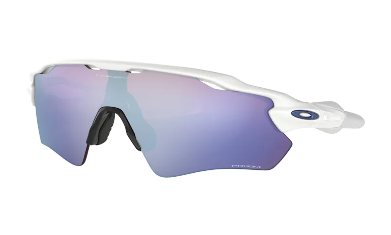 Oakley Radar EV Path Sunglasses White with Prizm Snow Sapphire Lens