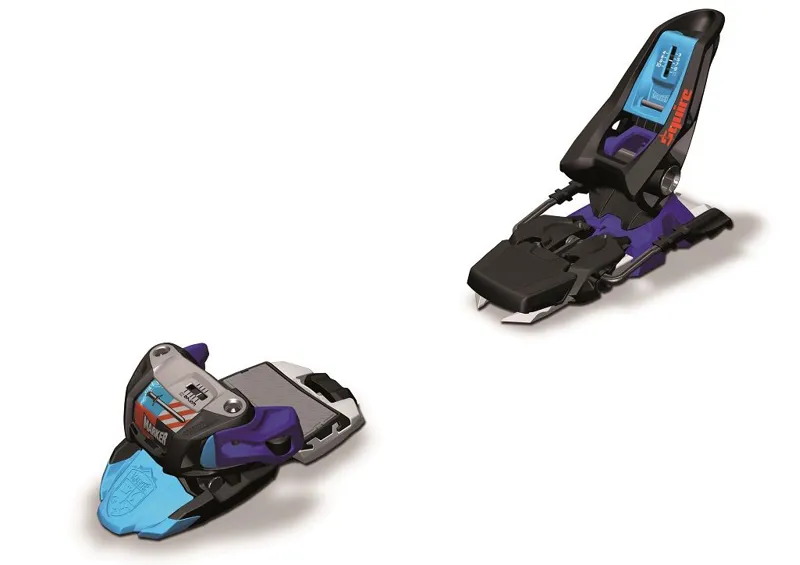 Marker Squire 11 Bindings Black/Blue with 90mm Brakes