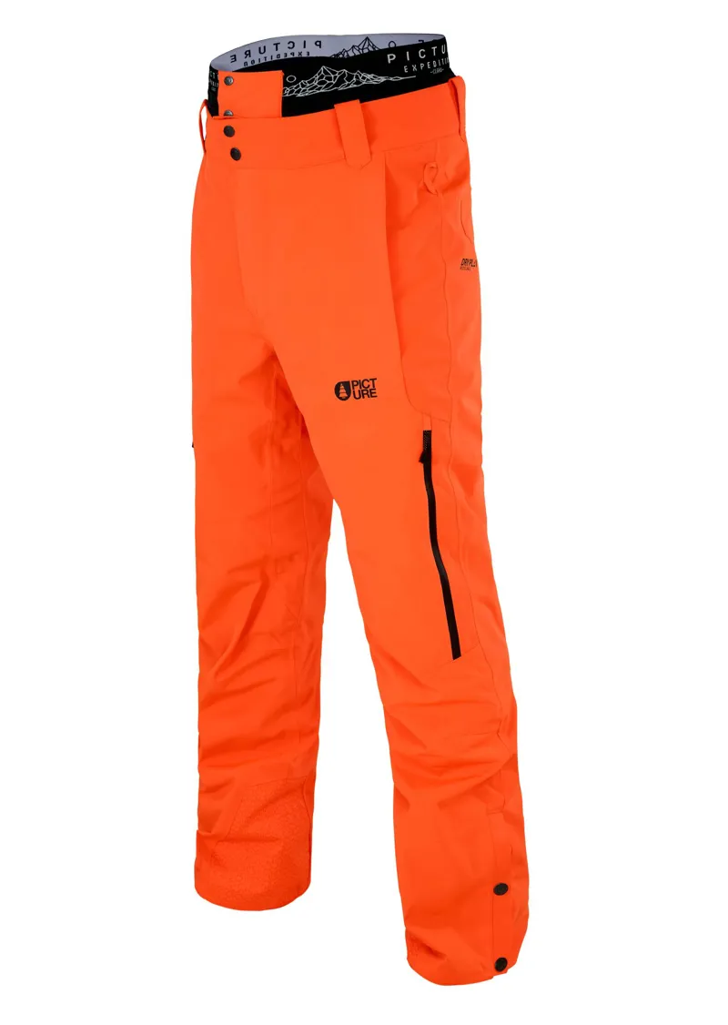 Picture Object Mens Ski Pants in Orange
