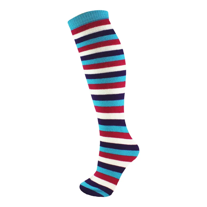 Manbi Patterned Adult Tube Socks 4-11 In Mid Stripe