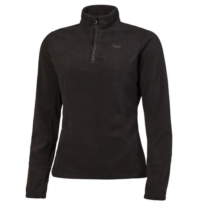 Protest Mutey 1/4 Zip Womens Fleece In Black