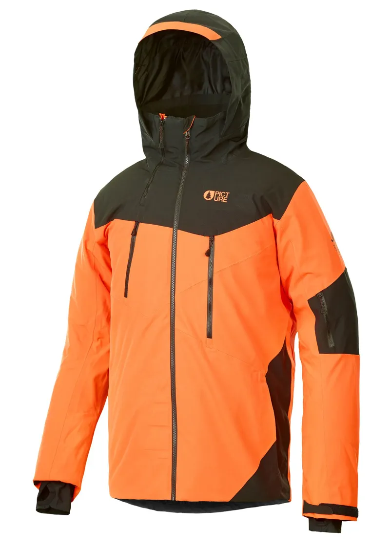 Picture Duncan 3 in 1 Mens Ski Jacket in Orange