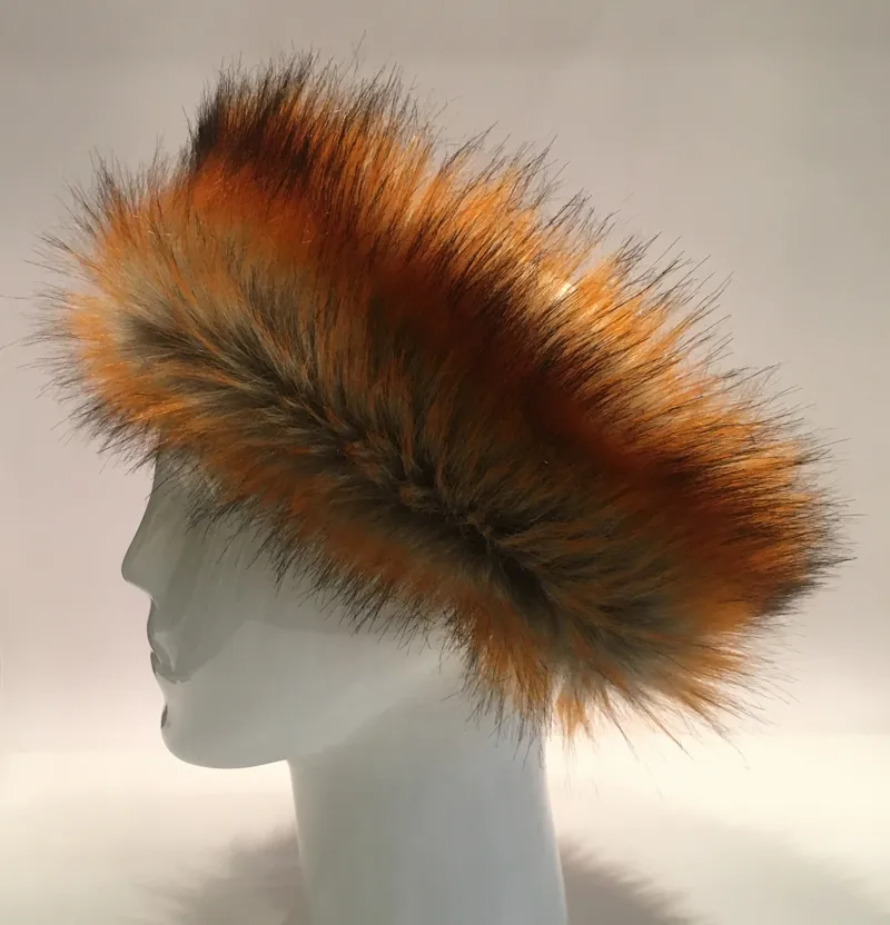 Steiner Faux Fur Standard Head Band in Rusty Fox