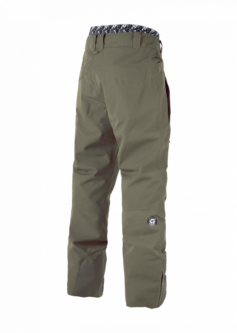 Picture Mens Object Ski Pants in Green-1