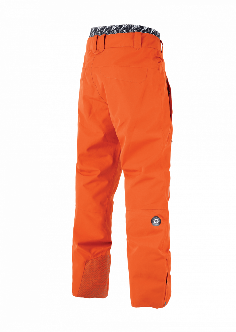 Picture Mens Object Ski Pants in Orange-1