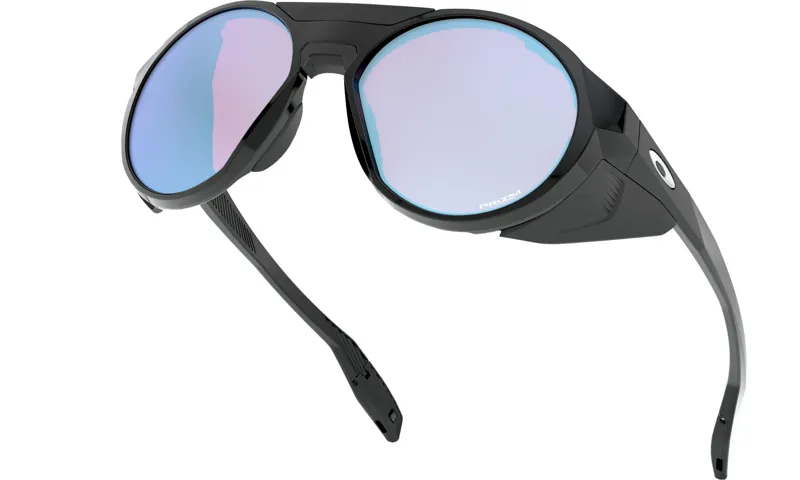 Oakley Clifden Glacier Sunglasses Black with Prizm Sapphire-2
