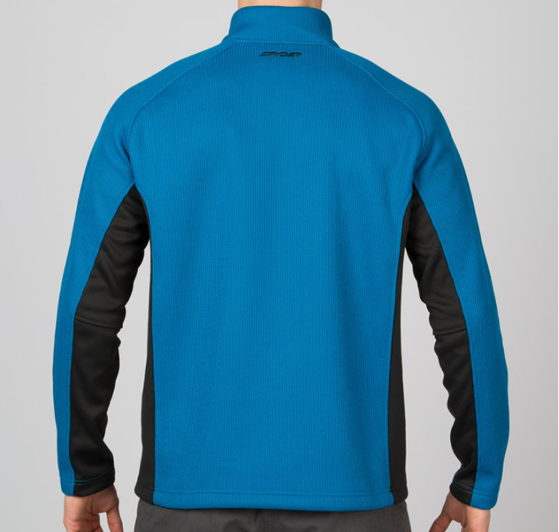Spyder Outbound Half Zip Core Mens Sweater in Concept Blue/Black-1