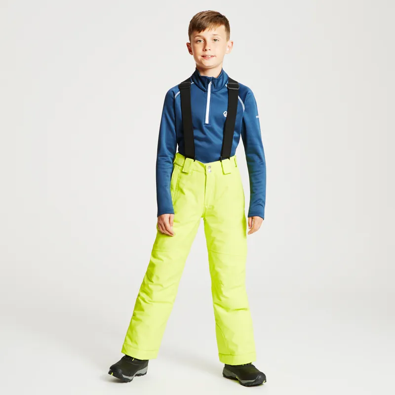 Dare2b Outmove Kids Ski Pants in Citron Lime-4