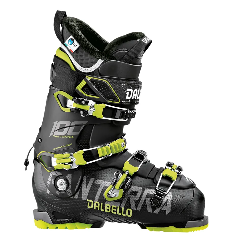 Dalbello Panterra 100 Mens Ski Boots with Alpine Soles in Black