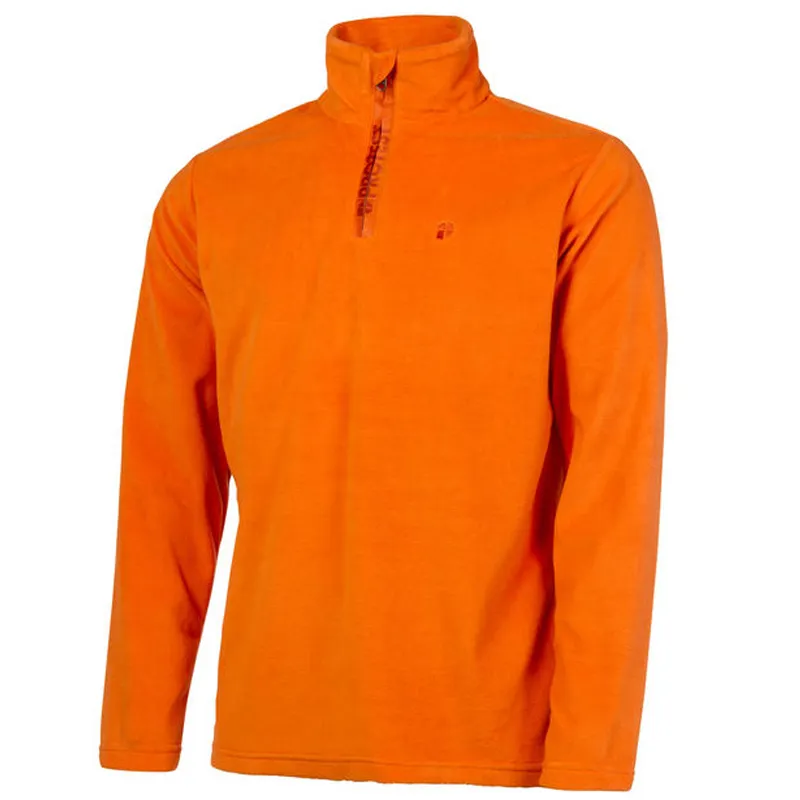 Protest Perfecty 1/4 Zip Mens Fleece Top In Orange