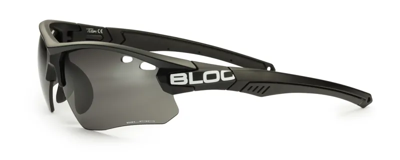 Bloc Titan Sunglasses Black with Photochromic Light Changing Lens