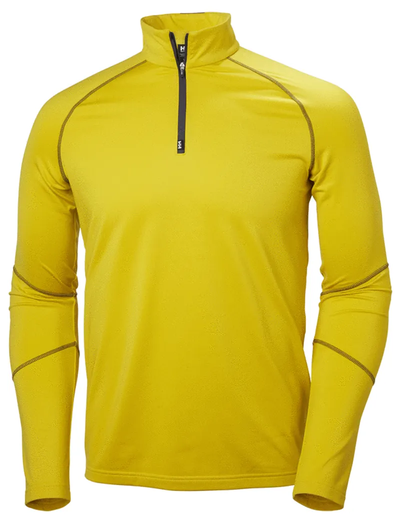 Helly Hansen Phantom 1/2 Zip Mens Mid Layer Top In Yellow